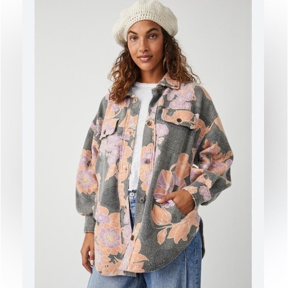 Free People Jackets & Blazers - COPY - Free People Ruby Printed Jacket